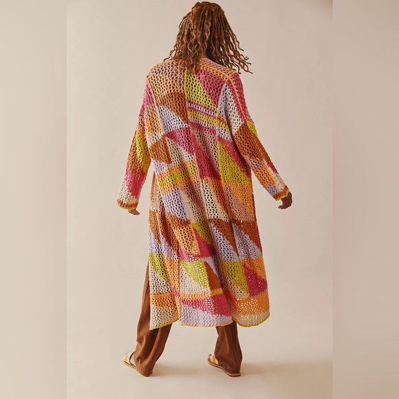 NWOT - Free People - Chasing Rainbows Cardi - Size XS/S (Oversized) - Picture 3 of 5